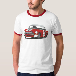 MGB Le Mans Car Classic Vintage Wandernde Ente T-Shirt
