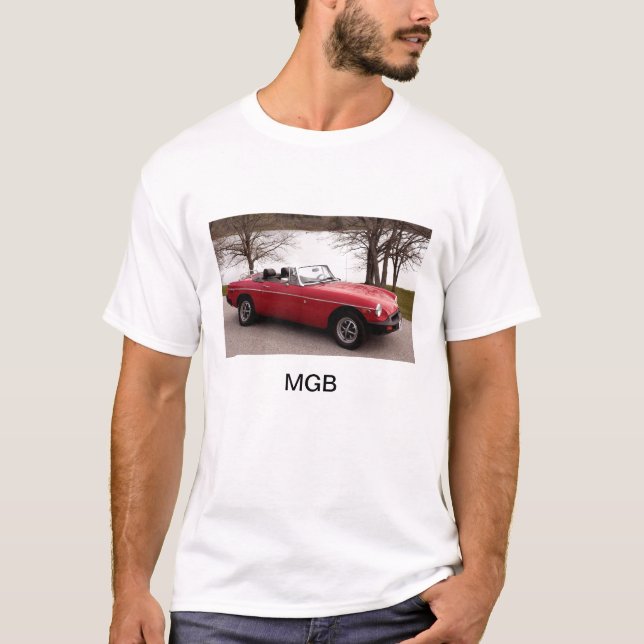 MGB, Sportauto, Briten, 1976, rot T-Shirt (Vorderseite)