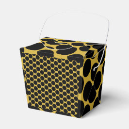 MGold mit Black Dot Style Ausstieg 2x2x2,75 Geschenkschachtel