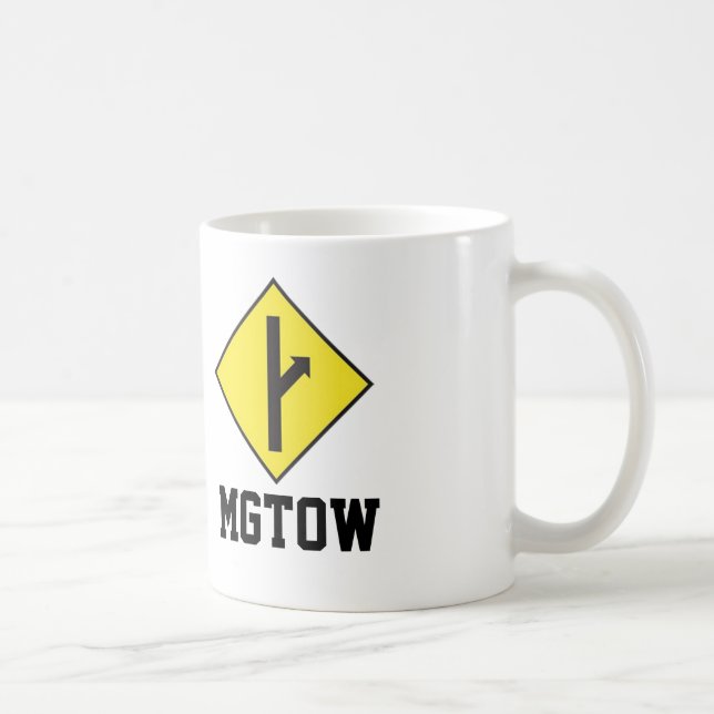 MGTOW - Gehende Männer ihre eigene Weise Kaffeetasse (Rechts)