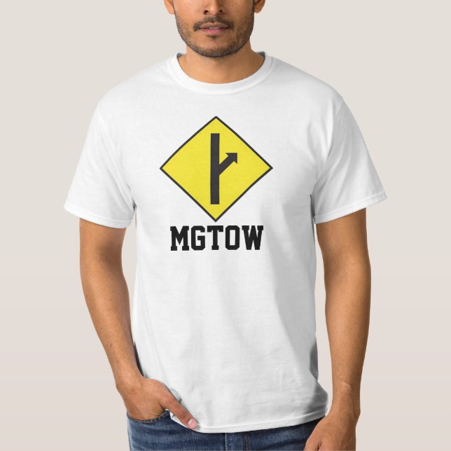 MGTOW - Gehende Männer ihre eigene Weise T-Shirt (Vorderseite)
