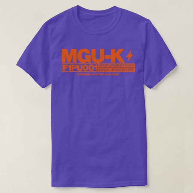 MGUK F1 Hybrid-Power Orange Design T-Shirt (Design vorne)