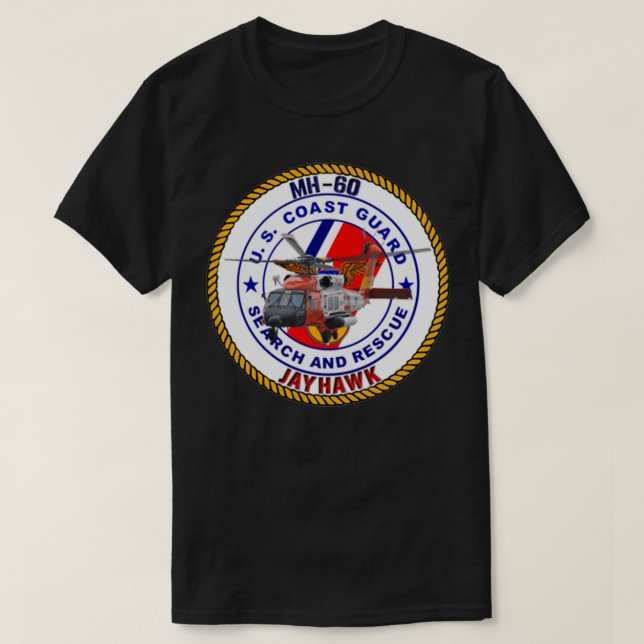 MH60 Jayhawk USCG SAR T-Shirt (Design vorne)