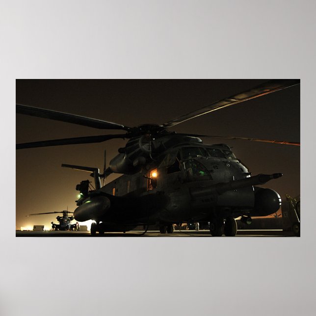 MH-53 Pave Low Helicopter Poster (Vorne)