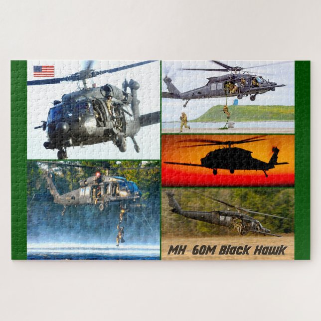 MH-60 M SCHWARZE HAWK (20 x 30 INCH) Puzzle (Horizontal)