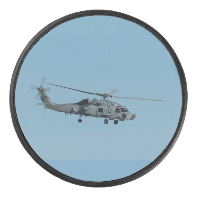 MH-60R Seahawk Eishockey Puck (Vorderseite)
