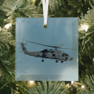 MH-60R Seahawk Ornament Aus Glas
