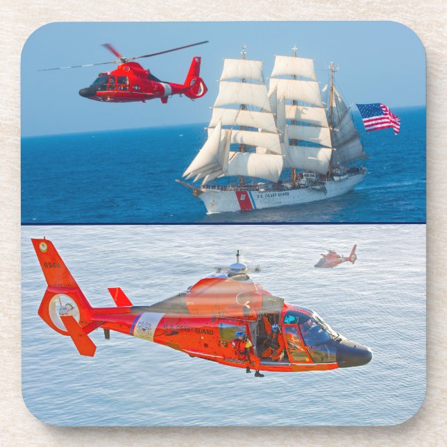 MH-65 DELPHIN GETRÄNKEUNTERSETZER (Vorderseite)