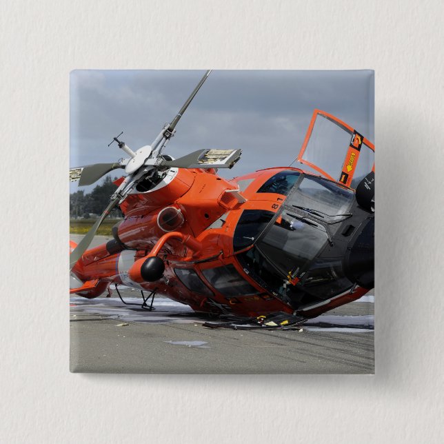MH-65 Dolphin-Hubschrauber stürzten bei Arcata Air Button (Vorderseite)