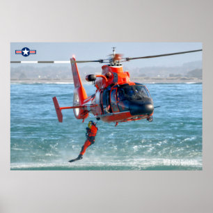 MH-65C-DOLPHIN POSTER