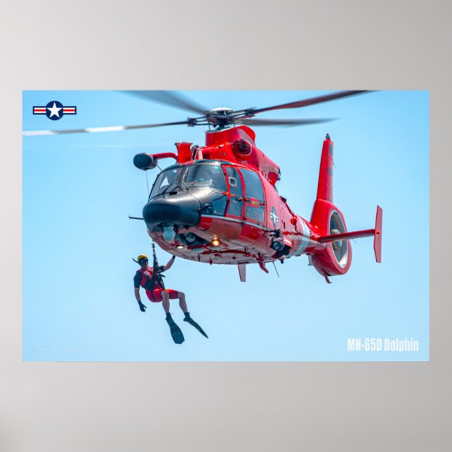 MH-65D DELPHIN POSTER (Vorne)