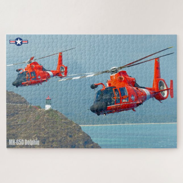MH-65D-DOLPHIN (20 x 30 INCH) Puzzle (Horizontal)