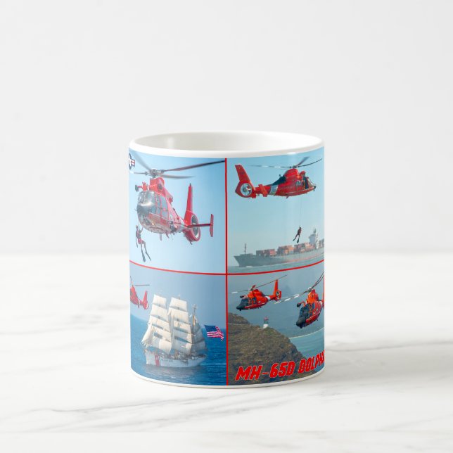 MH-65D-DOLPHIN KAFFEETASSE (Mittel)