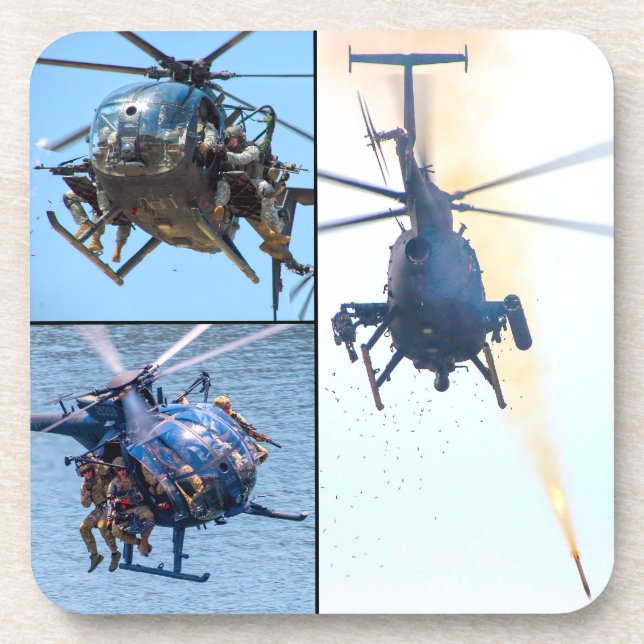 MH/AH-6M LITTLE BIRD GETRÄNKEUNTERSETZER (Vorderseite)