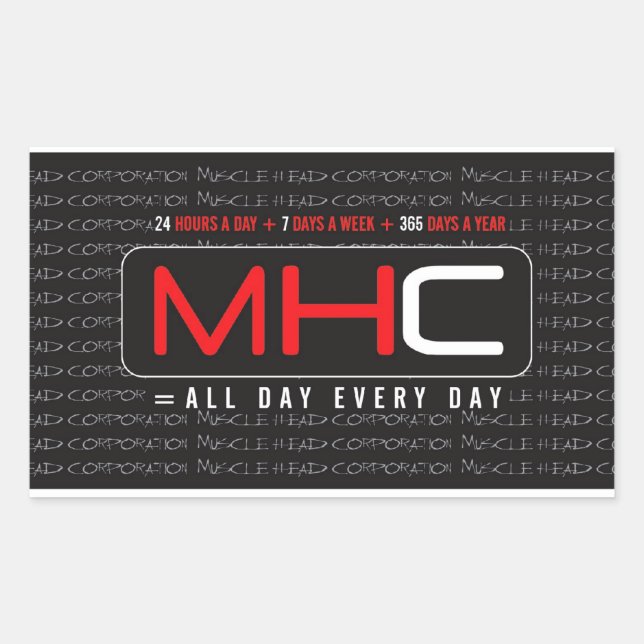 MHC 24-7-365 Stickers (Vorderseite)