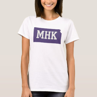 MHK Kansas | Manhattan KS Staat Abkürzung T-Shirt