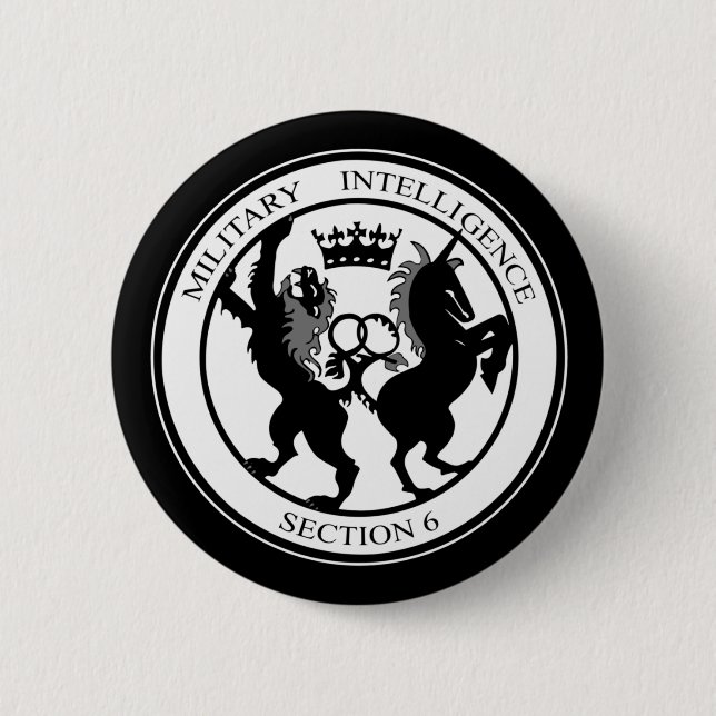 MI6-Logo Button (Vorderseite)