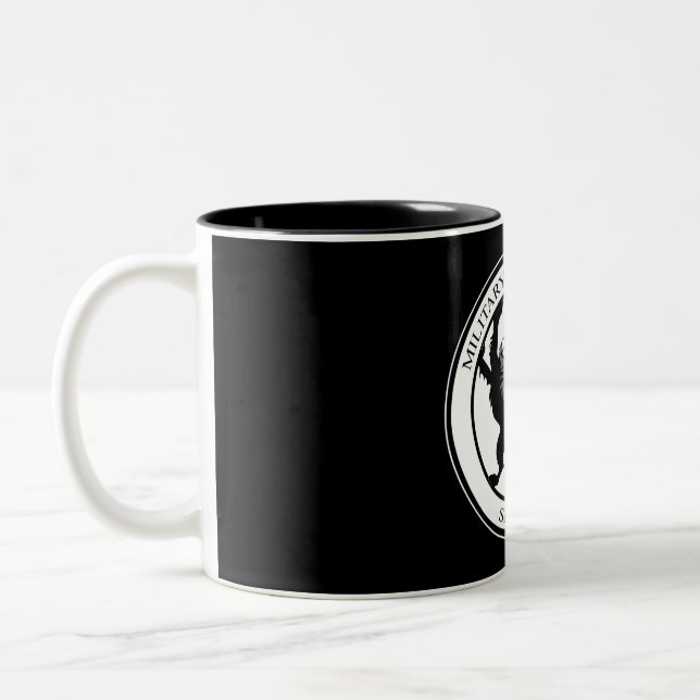 MI6-Logo Zweifarbige Tasse (Links)