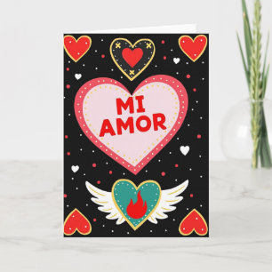 Mi Amor Sacred Heart Karte