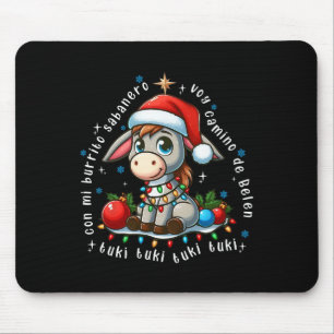 Mi Burrito Sabynero mexikanischer WeihnachtsDonkey Mousepad