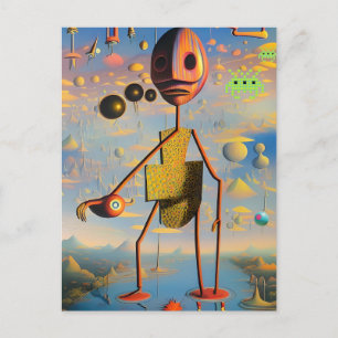 Mi cara de guerra - Ken Gage Schöne Landschaft Postkarte