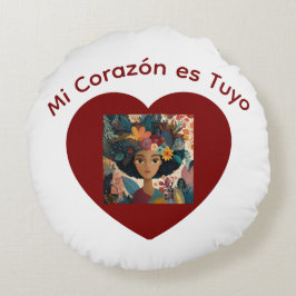 Mi Corazón es Tuyo Cojín Rundes Kissen