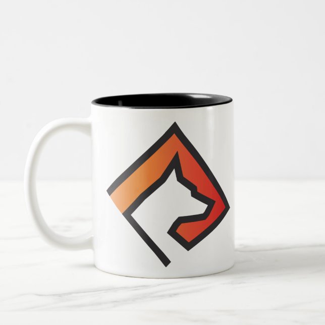 MI DOG-Tasse Zweifarbige Tasse (Links)