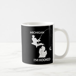 Mi Michigan Fishing Jersey Geschenk für Fischer un Kaffeetasse