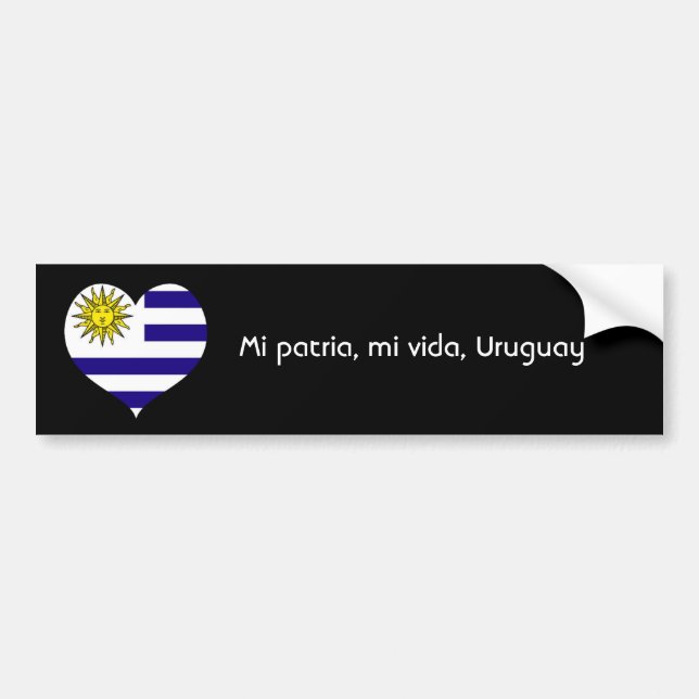 MI patria, MI vida, Uruguay Autoaufkleber (Vorne)