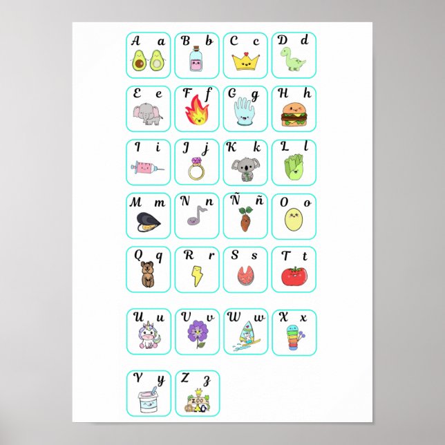 Mi primer abecedario poster (Vorne)