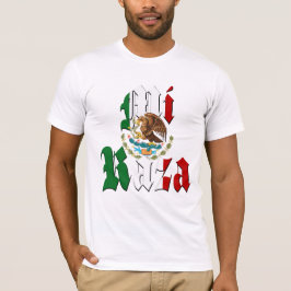 MI RAZA mexikanische Flagge T-Shirt