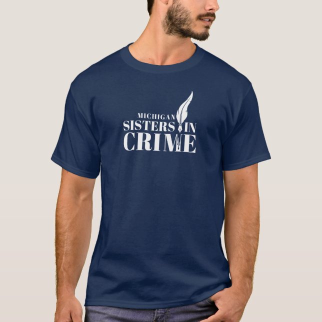 MI Schwestern im Verbrechen Männer-Dunkles-Hemd T-Shirt (Vorderseite)