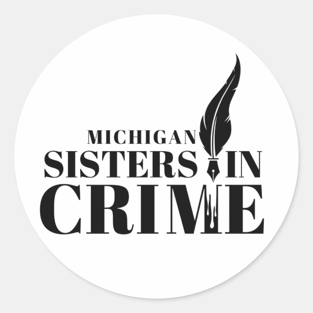 MI Sisters in Crime Sticker (Vorderseite)