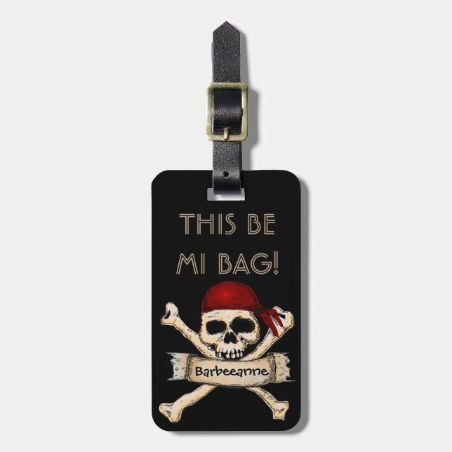 MI-Tasche Gepäckanhänger (Vorderseite vertikal)