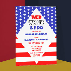 Mi, White & I Do Patriotic Probe Dinner Einladung