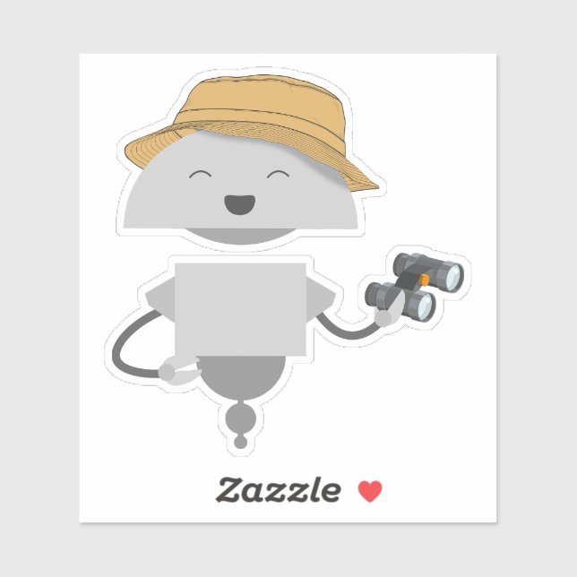 Mia binoculars aufkleber (Blatt)