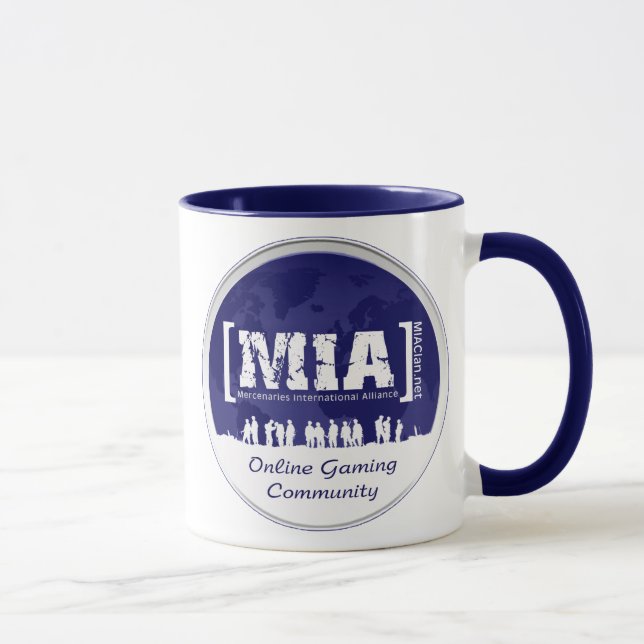 MIA blaue Kaffee-Tasse Tasse (Rechts)