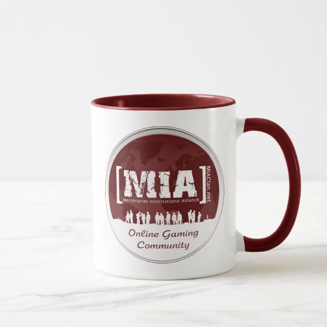 MIA Coffe Schalen-Logo-Rot Tasse (Rechts)