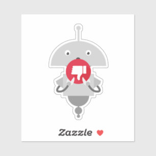 Mia Daumen-Down Aufkleber