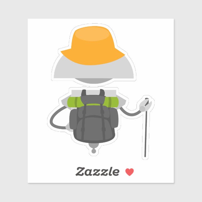 Mia hiking aufkleber (Blatt)