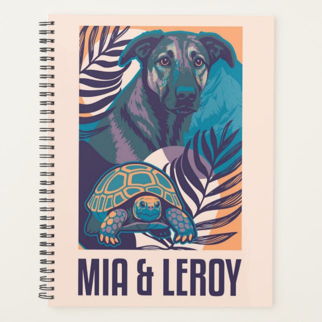 Mia Leroy Hund Landschildkröte Planer (Vorderseite)