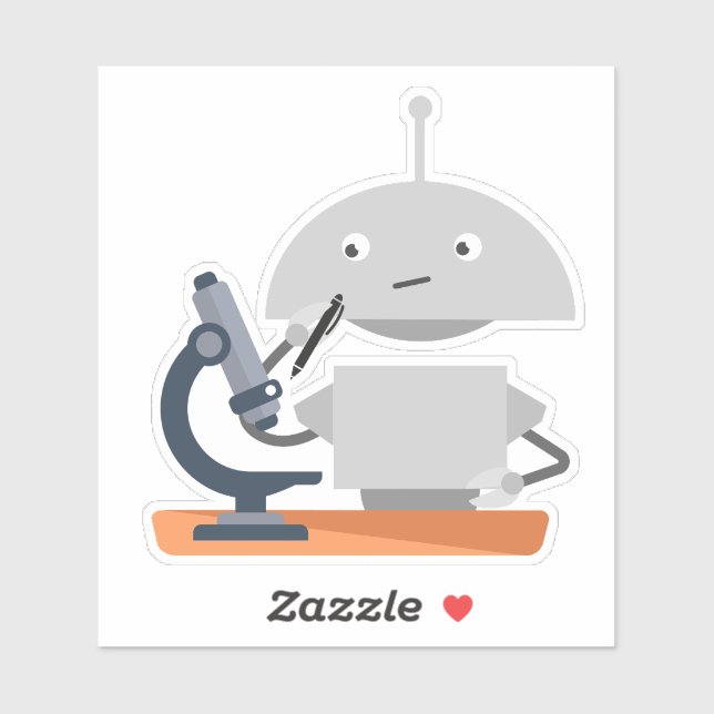 Mia-Mikroskop Aufkleber (Blatt)