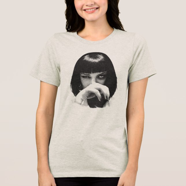 Mia Pulp Fiction Tri-Blend Shirt (Vorderseite)