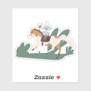 Mia Reitpferd Aufkleber