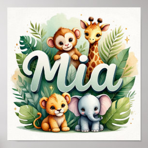 Mia Safari Kinderzimmer Lugano Highlights Poster