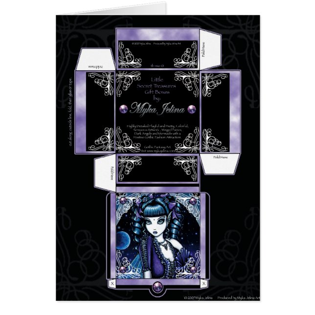 "Mia" Secret Treasure Box Cards (Vorne)