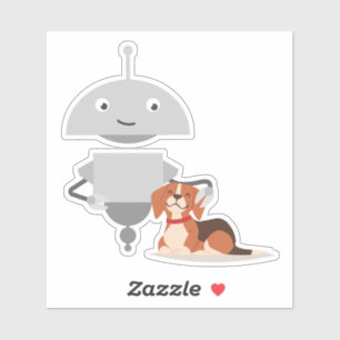 Mia Streichhund Aufkleber