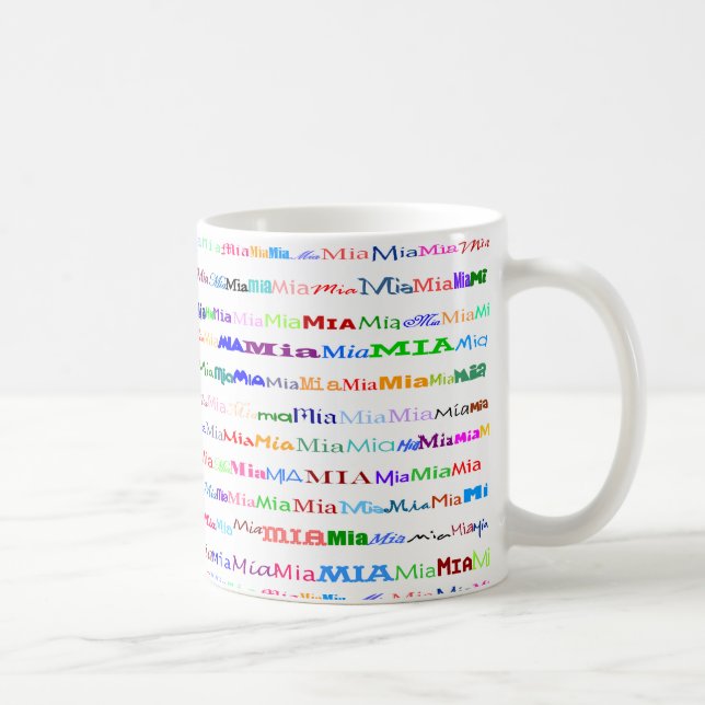 Mia Text Design II Tasse II (Rechts)