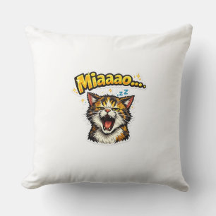 Miaaao... Süße schlafende Katze Wurfkissen Kissen