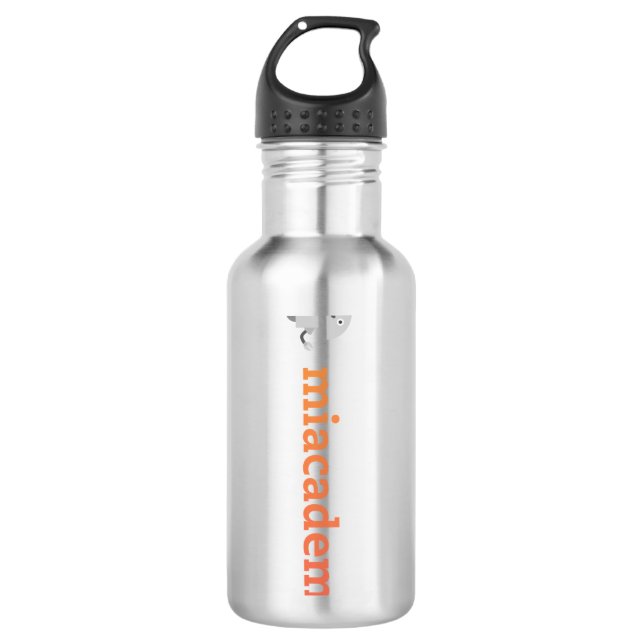 Miacademy Water Bottle Edelstahlflasche (Vorderseite)